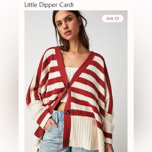 Free People Little Dipper Cardi oversized cardigan XS/S